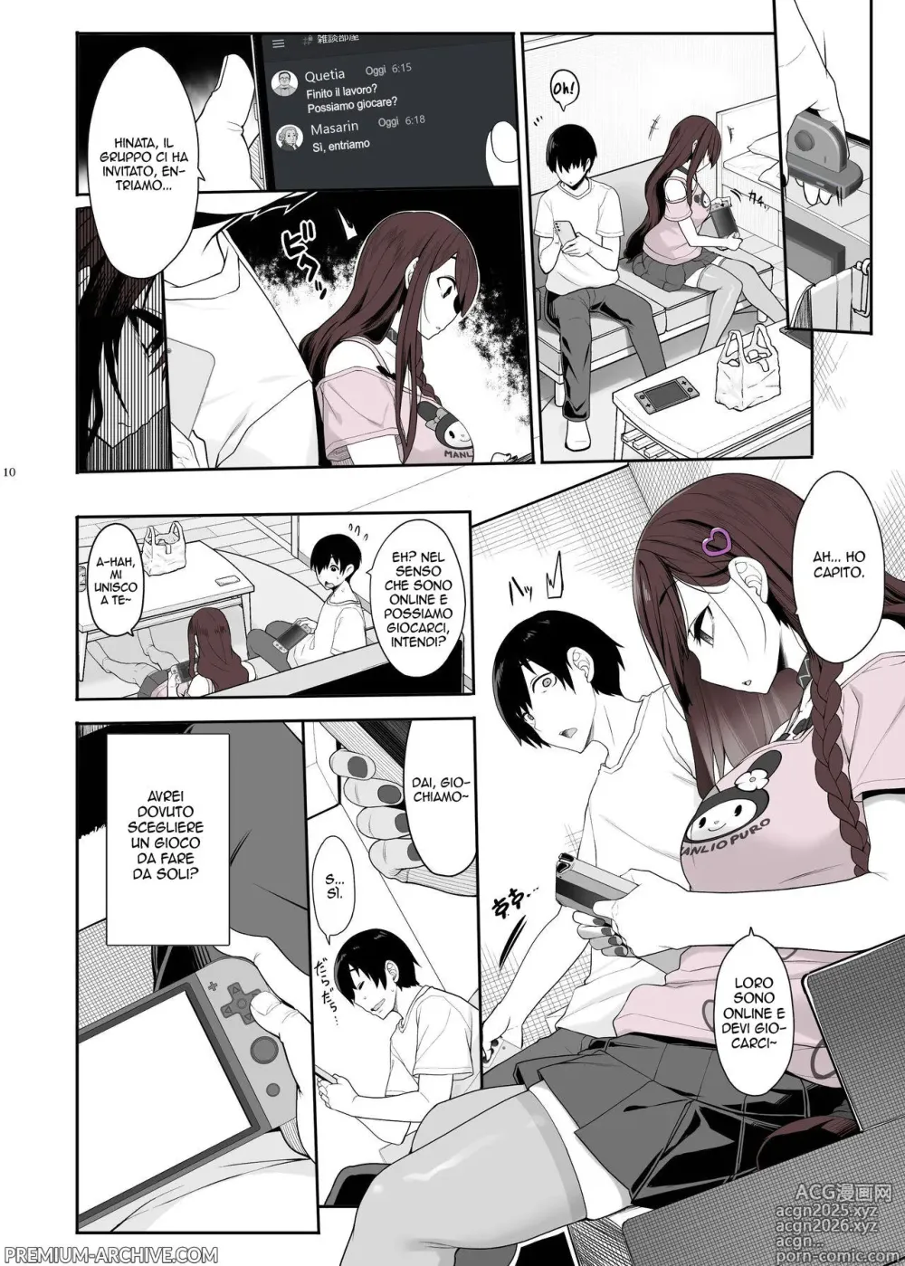 Page 9 of doujinshi La Gamer vuole Stare a Casa a Giocare Mentre fa Sesso
