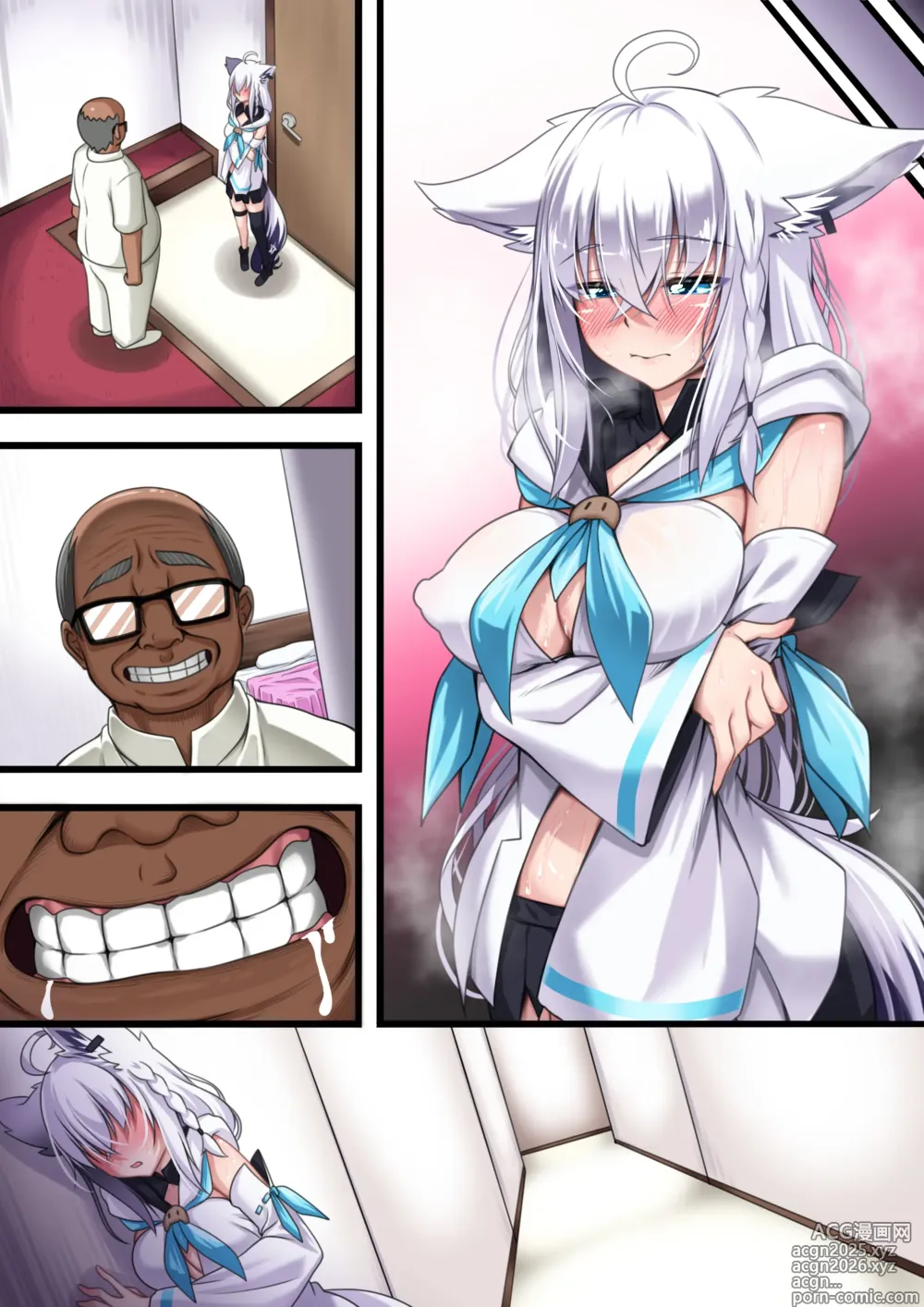 Page 36 of doujinshi Tsukiai Hajimeta Sukonbu ga Shiotaiou de, Ossan Sukonbu ni Otosareru Fubuki-san 7