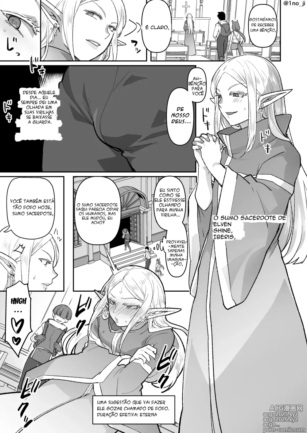 Page 14 of doujinshi Warui Elf o Shemale ni Shite Kaishin saseru Hanashi