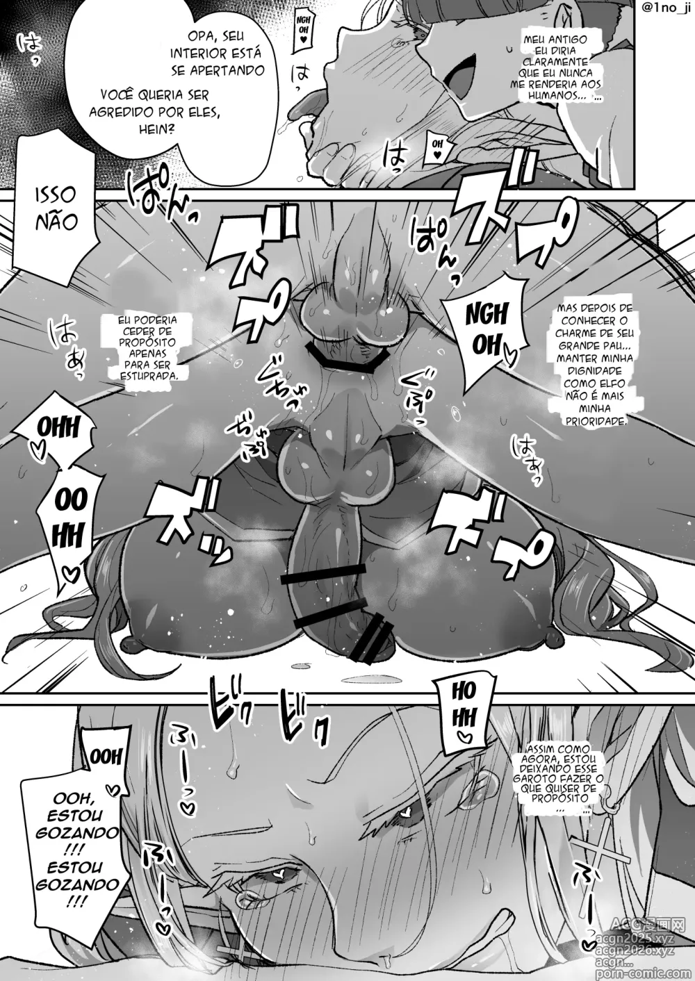Page 22 of doujinshi Warui Elf o Shemale ni Shite Kaishin saseru Hanashi