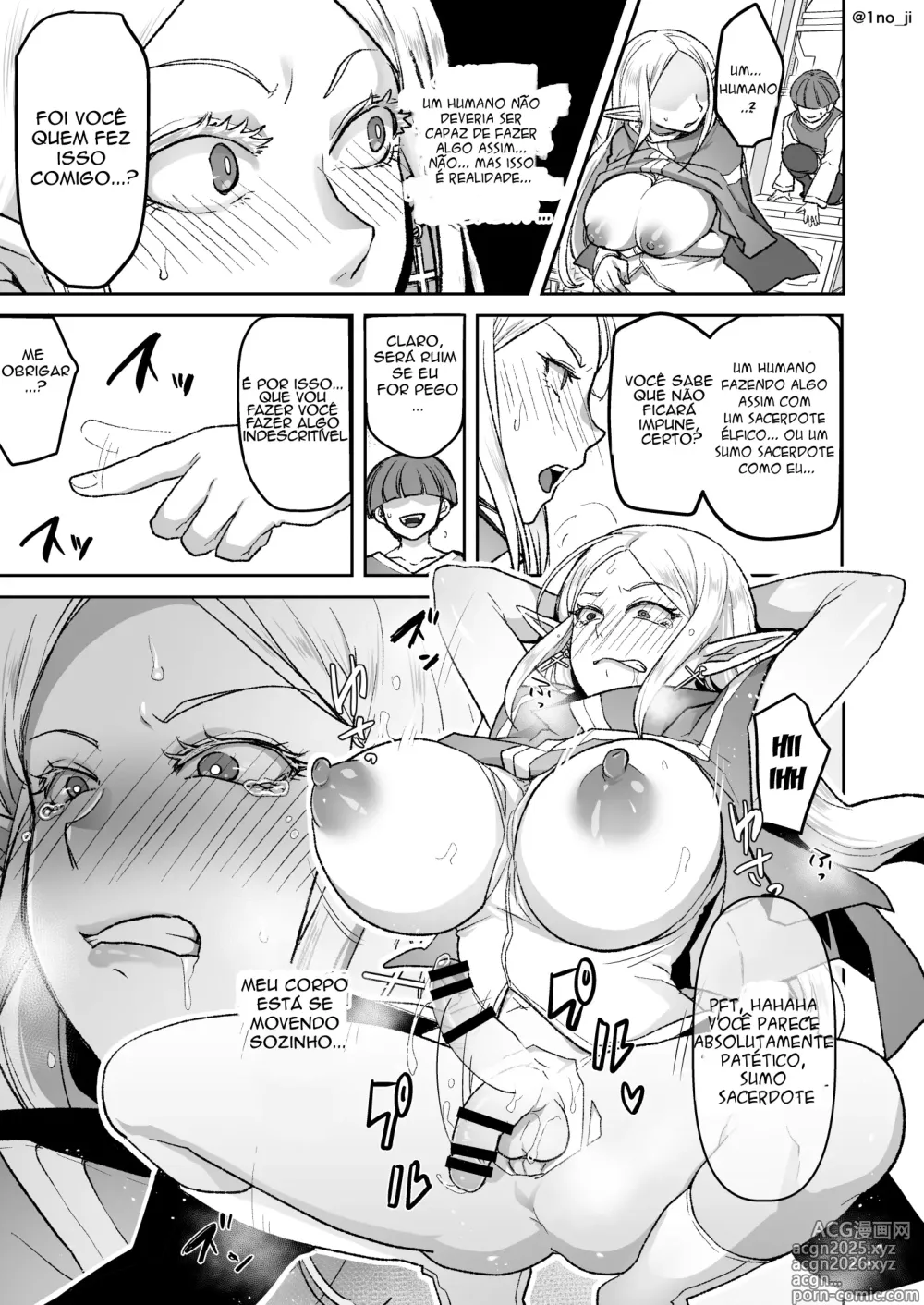 Page 4 of doujinshi Warui Elf o Shemale ni Shite Kaishin saseru Hanashi