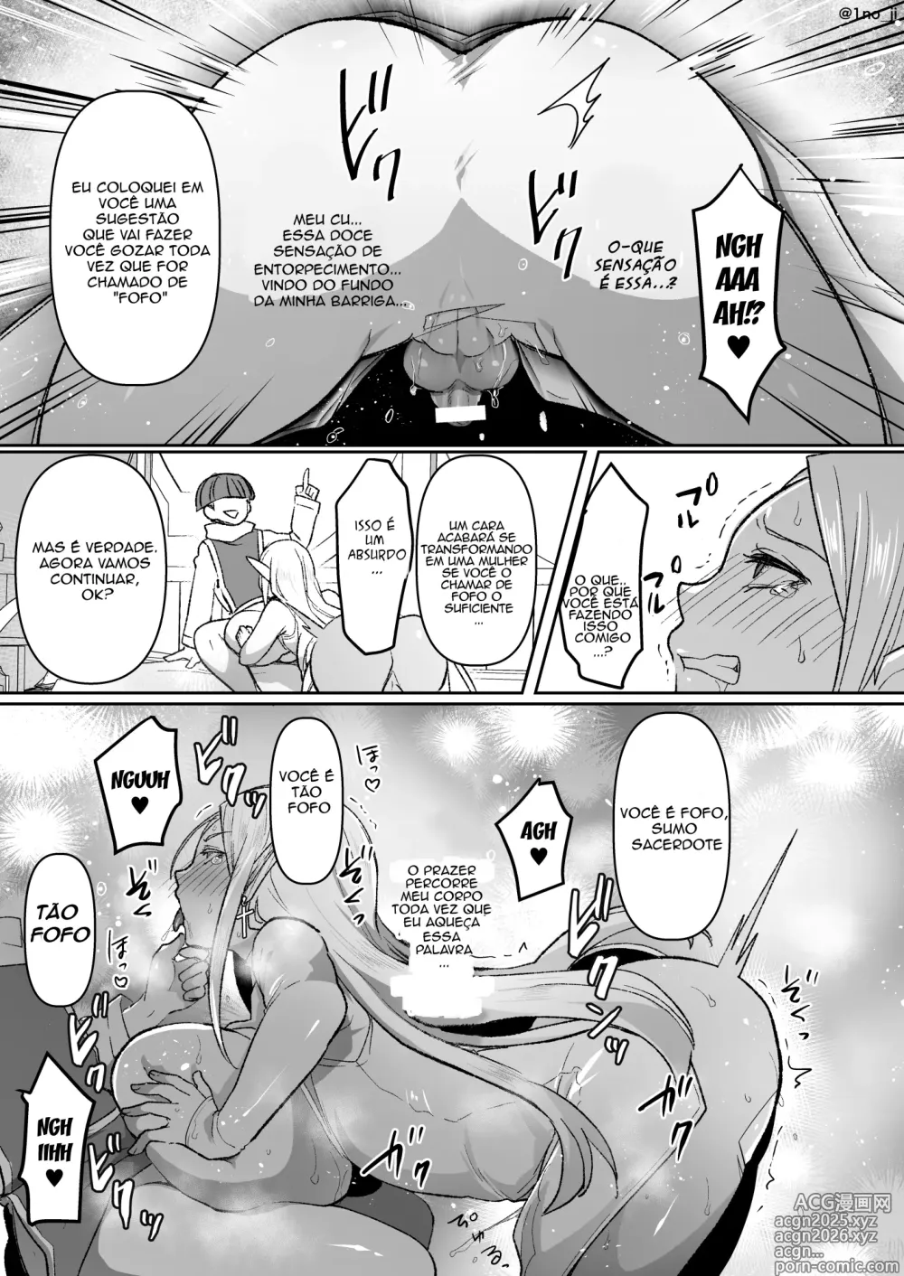 Page 8 of doujinshi Warui Elf o Shemale ni Shite Kaishin saseru Hanashi