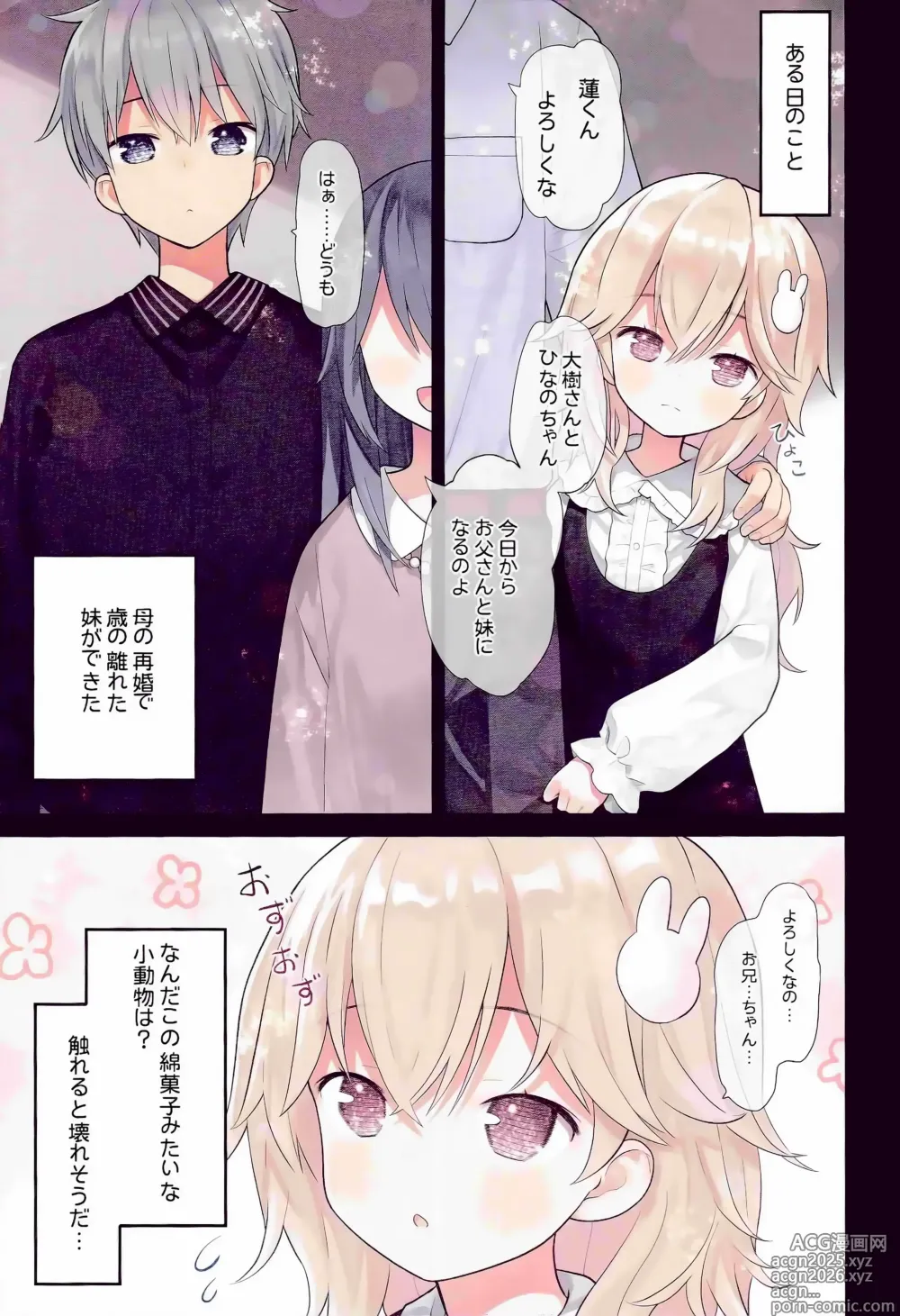 Page 3 of doujinshi Oniichan Hina to Isshoni Bikun Shiyo!