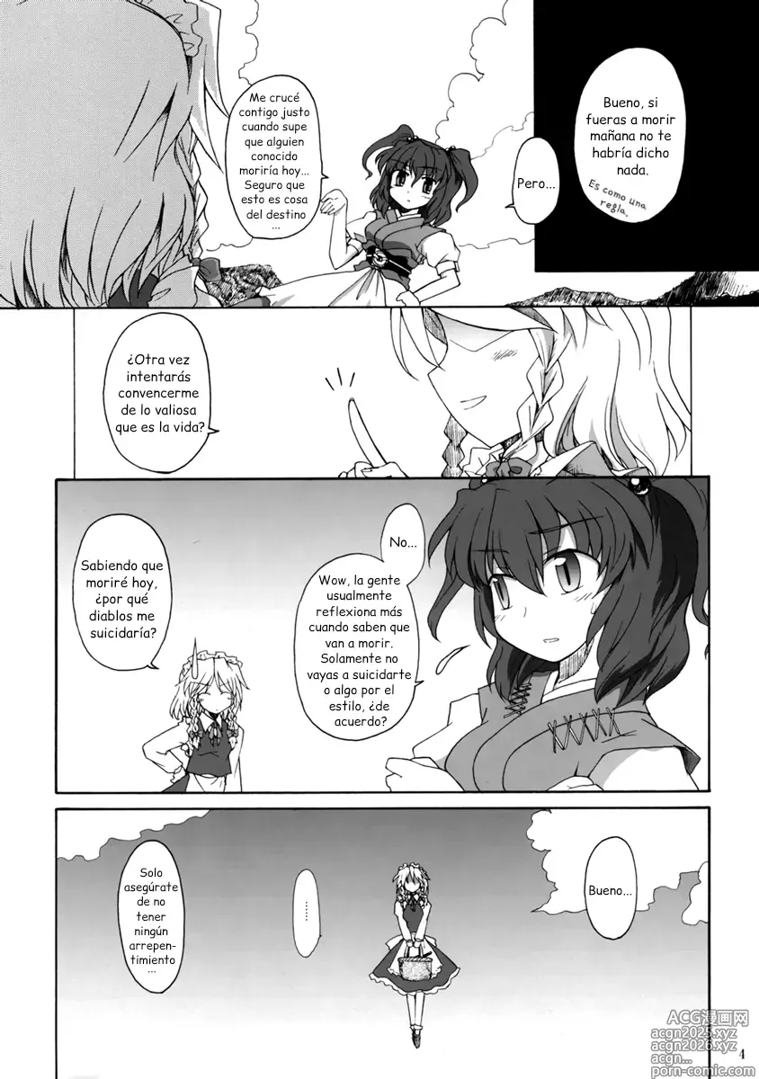 Page 4 of doujinshi Shinu Sakuya