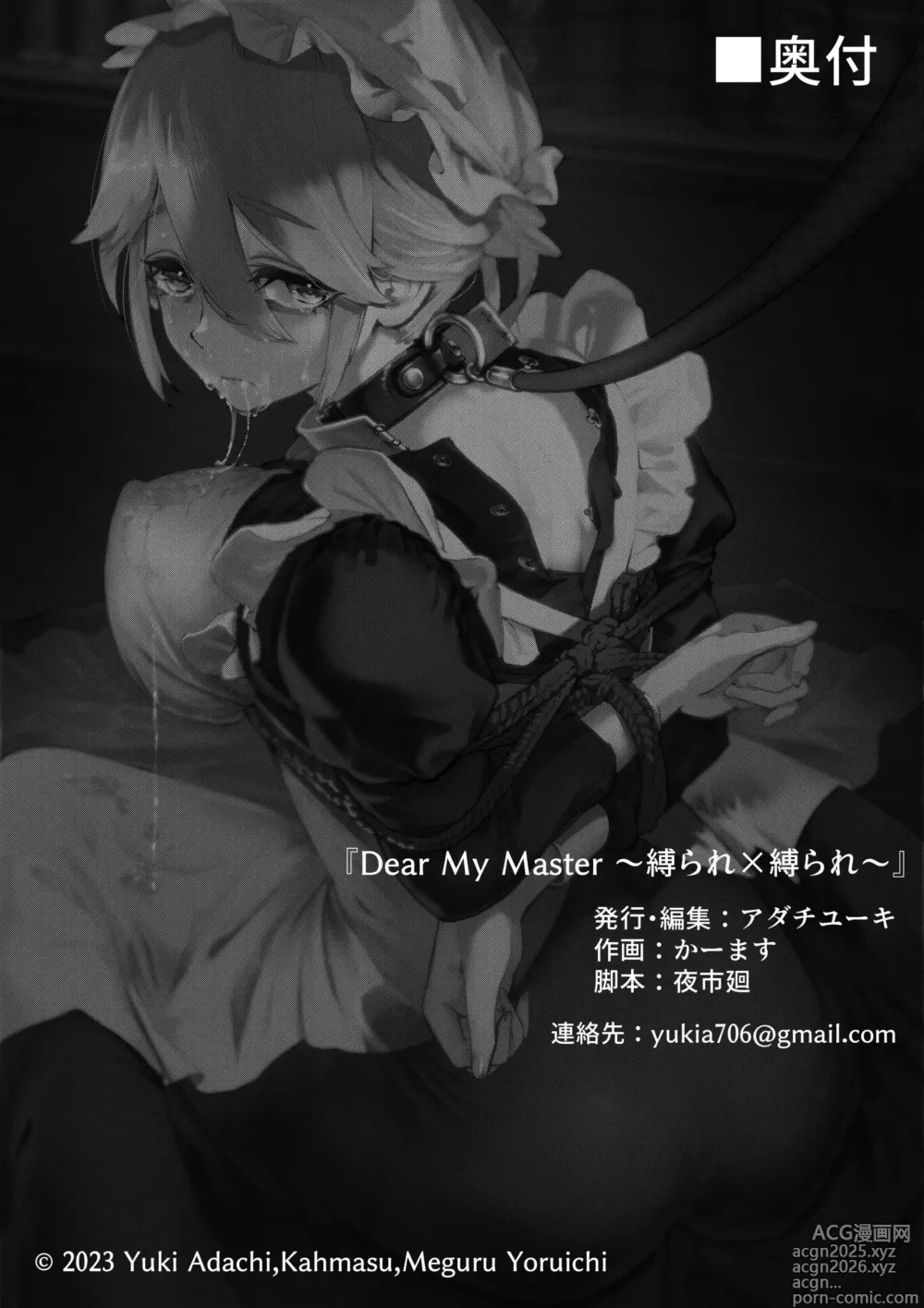 Page 18 of doujinshi Мой дорогой хозяин - Связанная и Привязанная