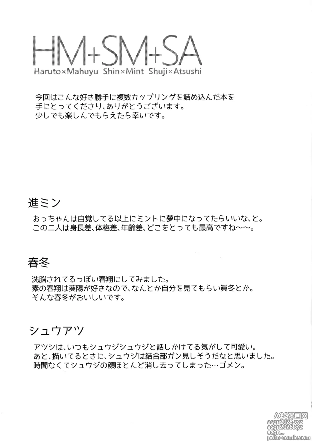 Page 28 of doujinshi HM+SM+SA