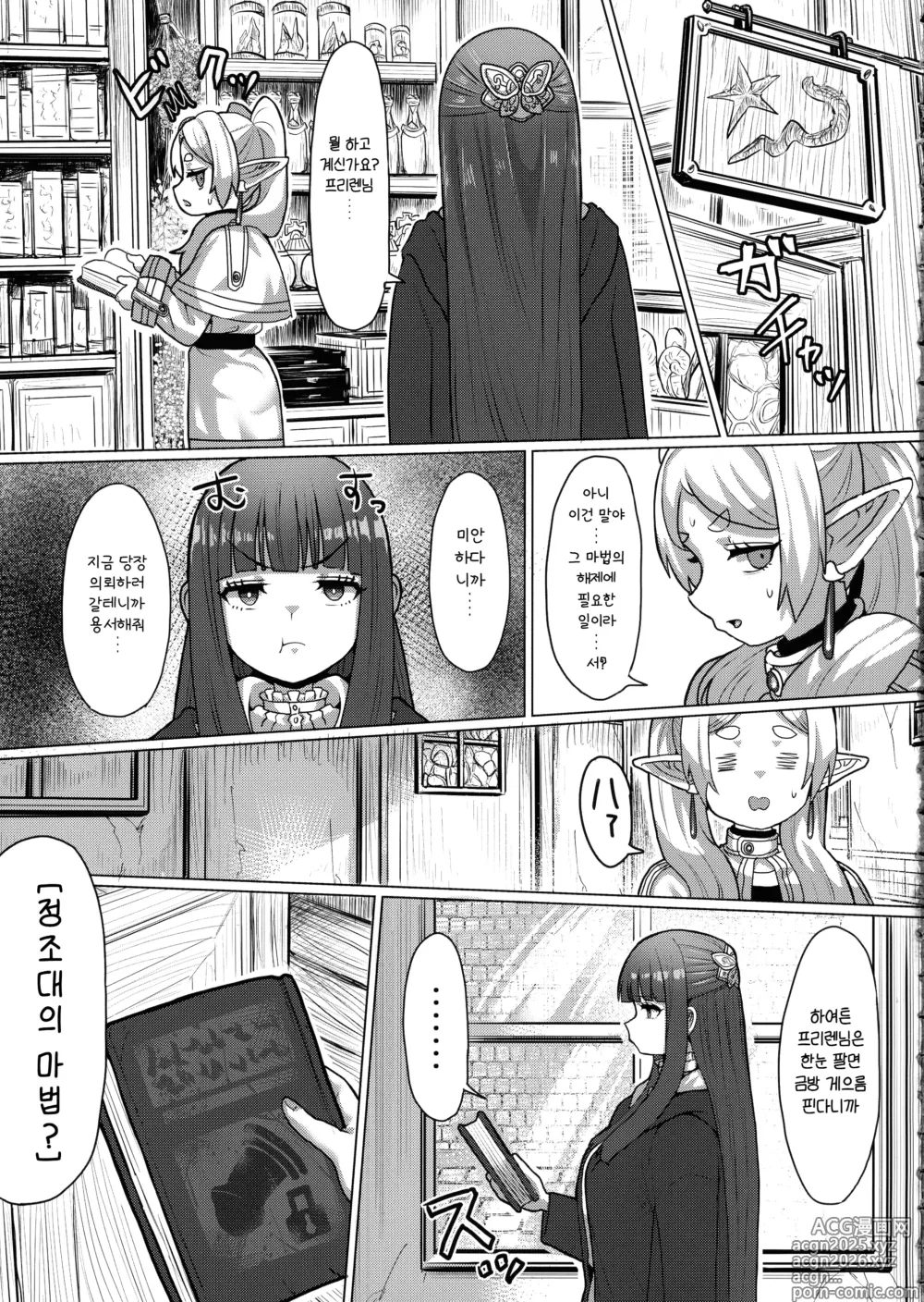 Page 12 of doujinshi 프리렌과 남성기가 자라는 마법