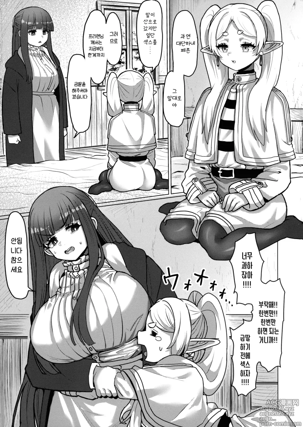 Page 16 of doujinshi 프리렌과 남성기가 자라는 마법