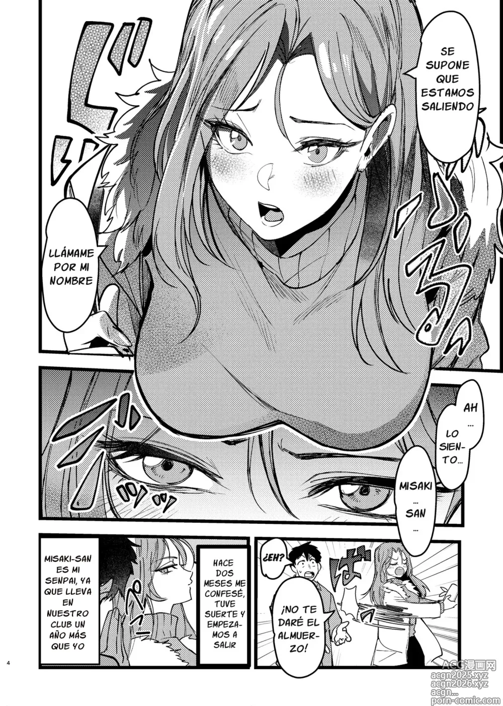 Page 4 of doujinshi El libro donde la Senpai a la que admiro es NTRada