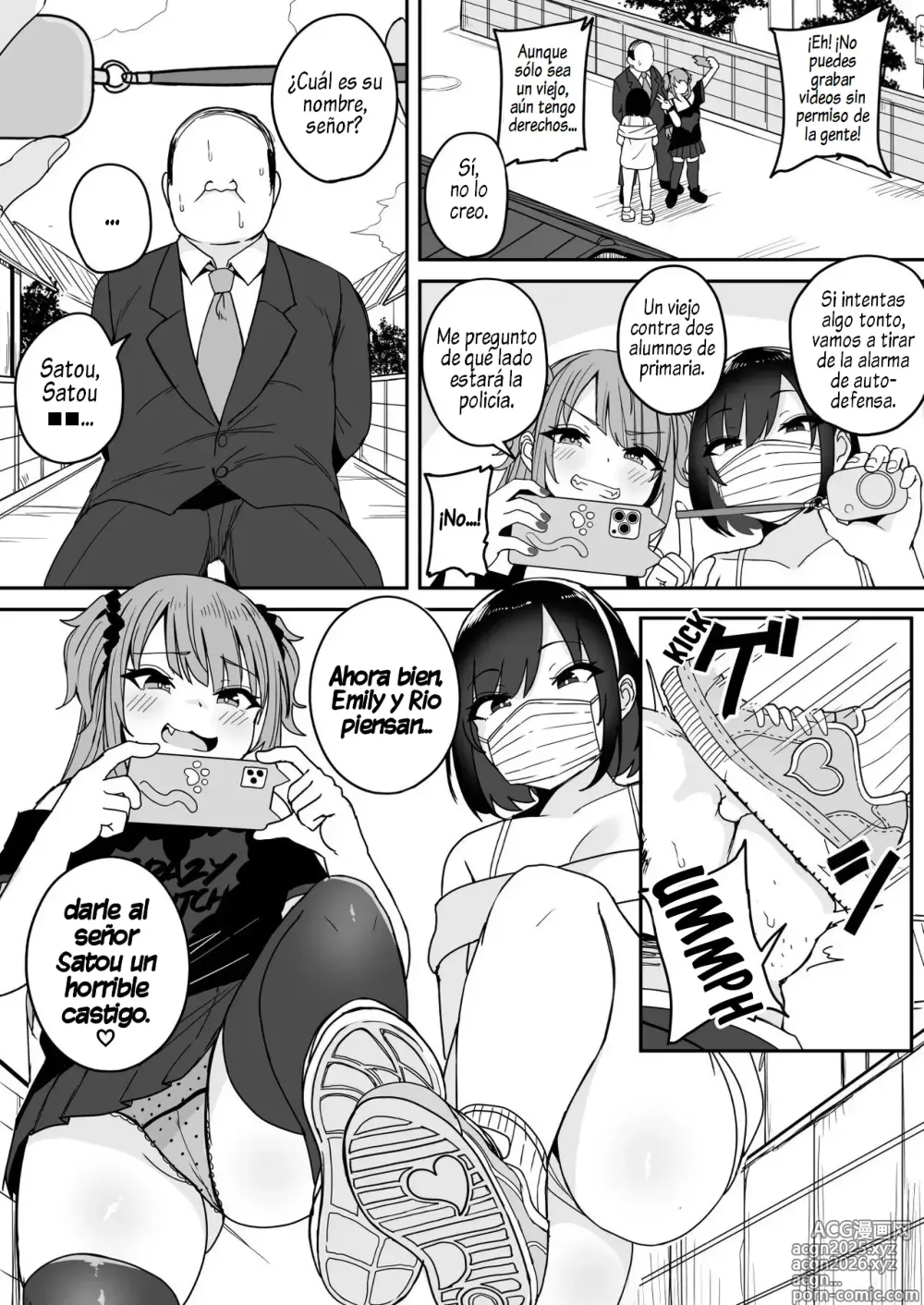 Page 4 of doujinshi Enseñándoles a unas Streamers Mesugakis lo que Realmente Significa una Detención Ciudadana