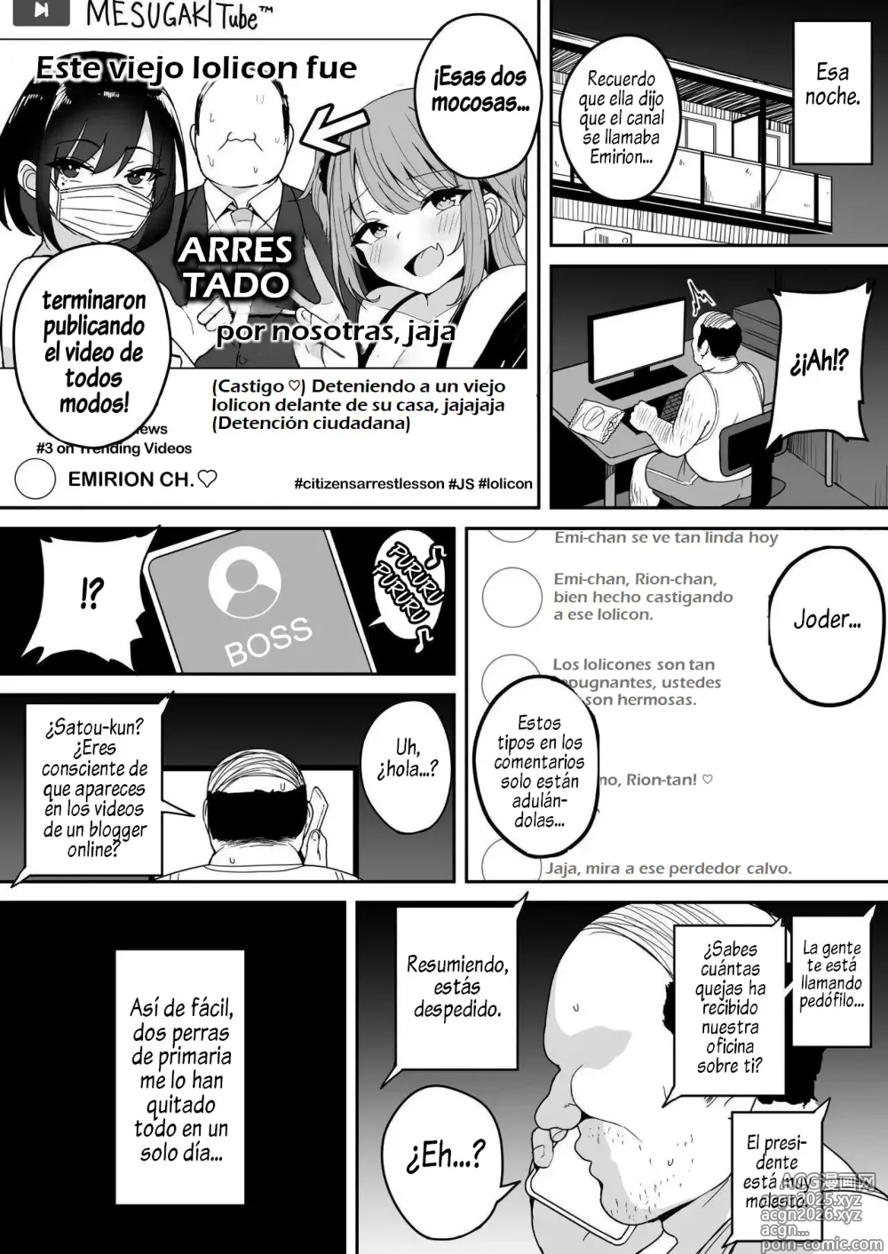 Page 7 of doujinshi Enseñándoles a unas Streamers Mesugakis lo que Realmente Significa una Detención Ciudadana