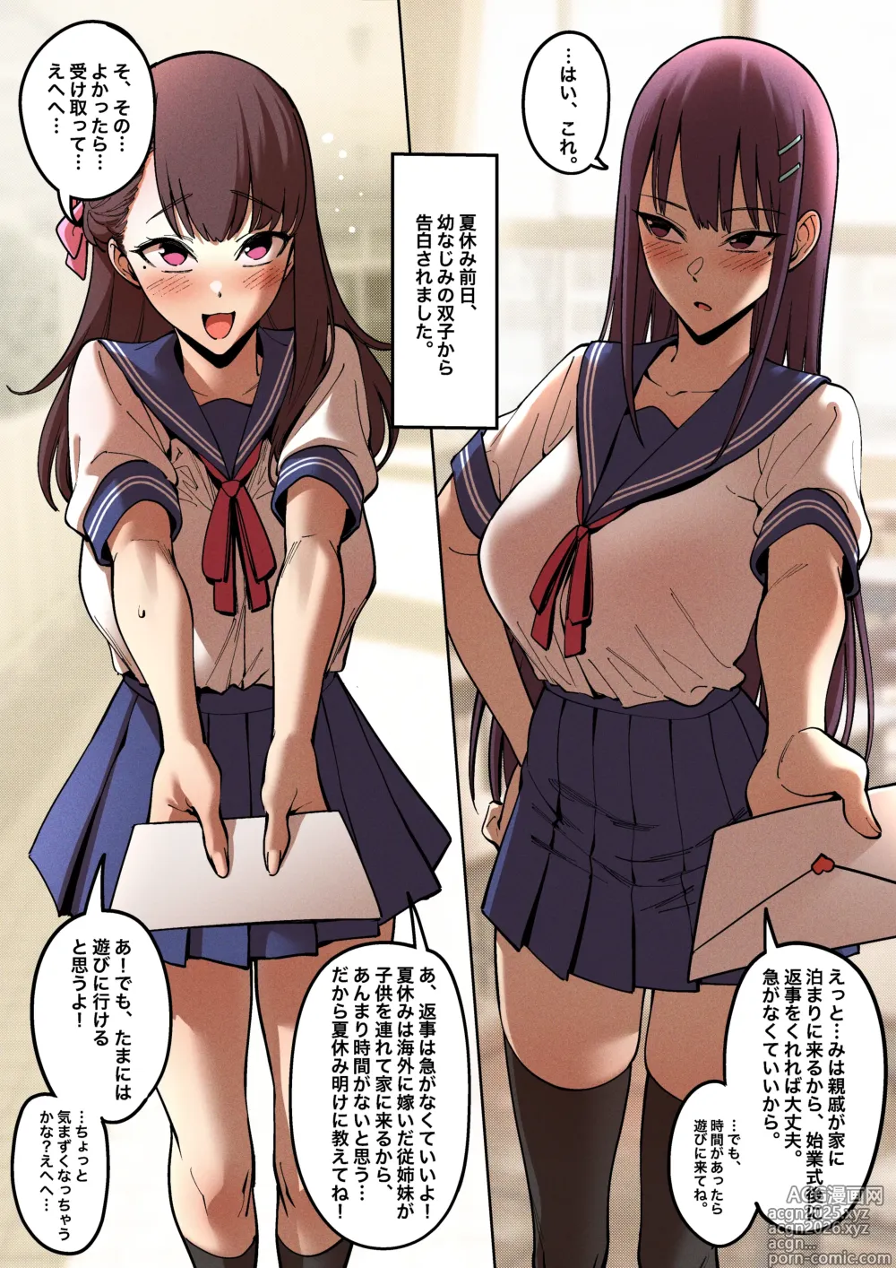 Page 3 of doujinshi Summertime with My Twins Childhood Friend