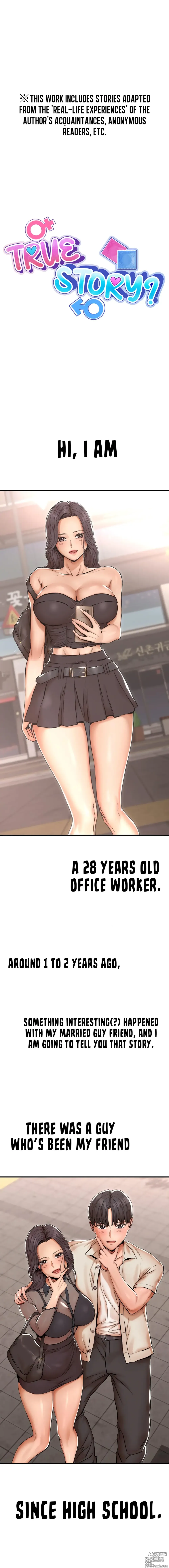 Page 2 of manga True Story?
