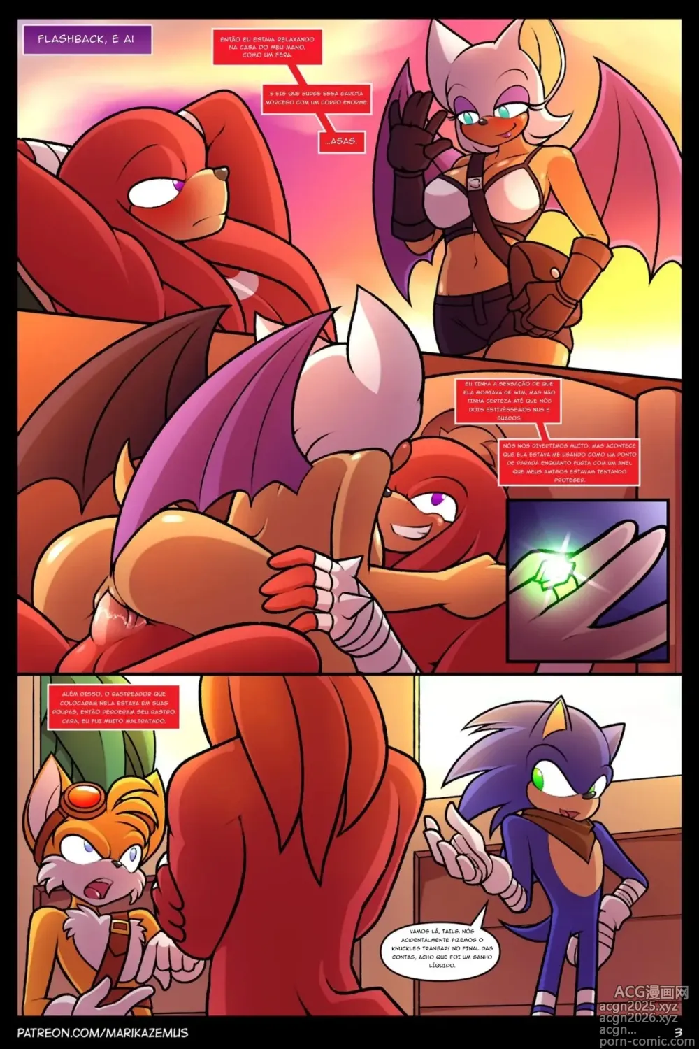 Page 3 of doujinshi Sonic Boom: Echidna Nights