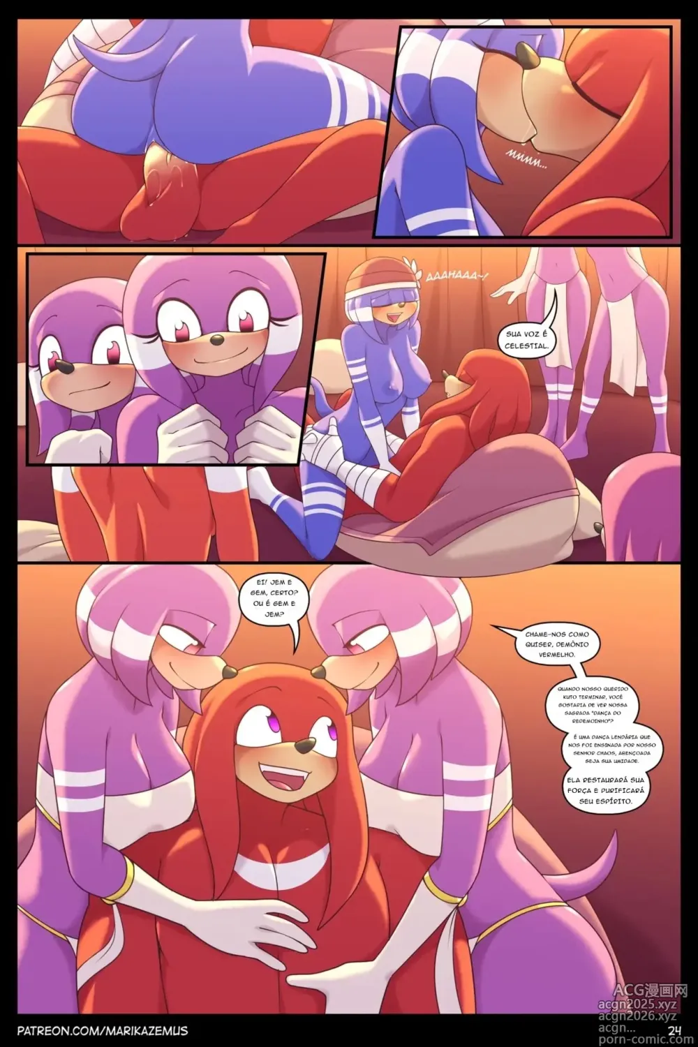 Page 24 of doujinshi Sonic Boom: Echidna Nights