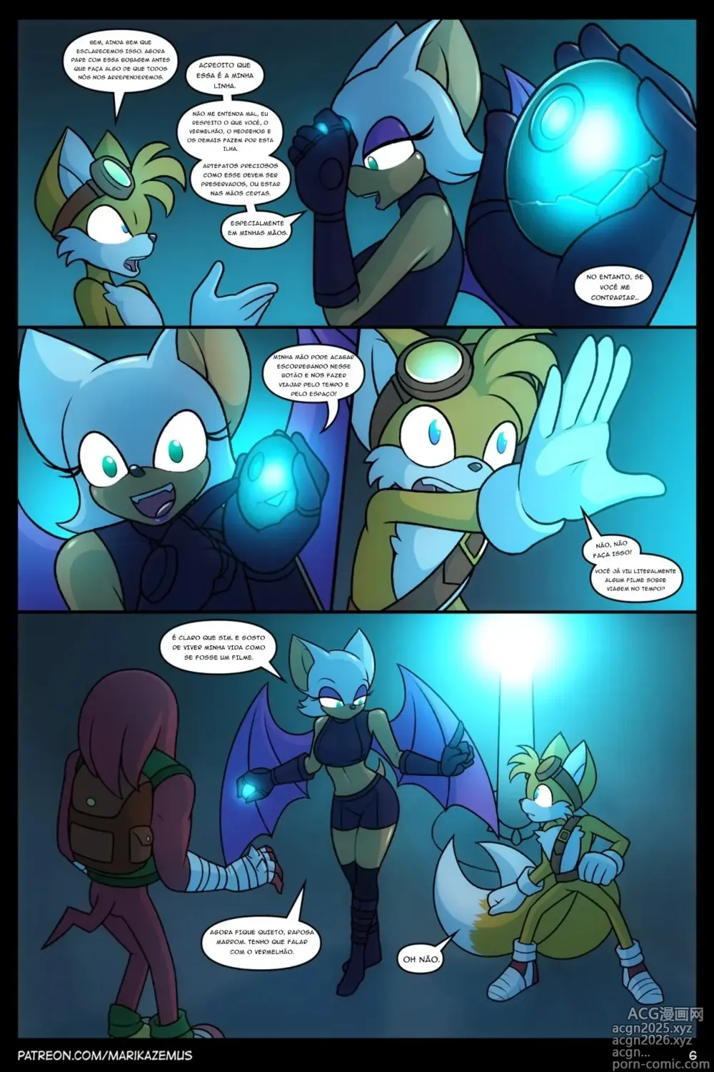 Page 6 of doujinshi Sonic Boom: Echidna Nights