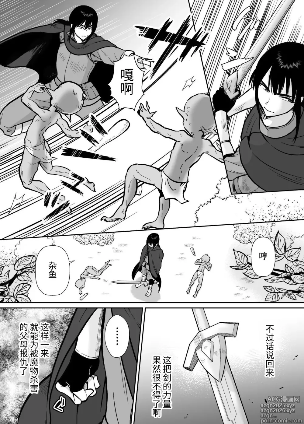 Page 4 of doujinshi 気高き勇者のメス化調教堕淫録