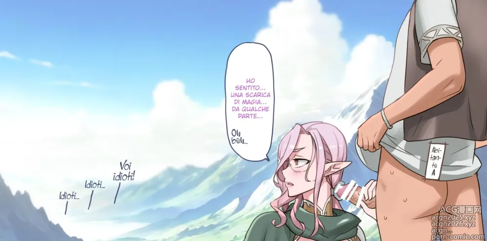 Page 17 of doujinshi Avventure Elfiche. Capitolo 3. Nefelis, la spadaccina del fuoco infernale