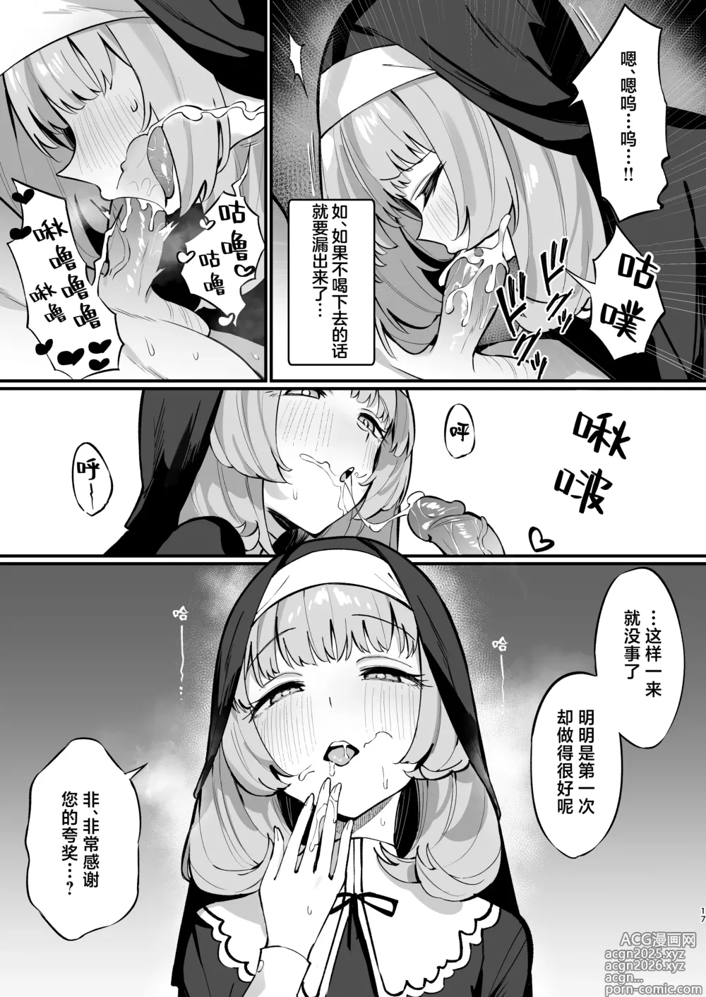 Page 17 of doujinshi 清纯修女完全败北。~侵犯无知修女直至她只会凭借本能发情交配~ (decensored)