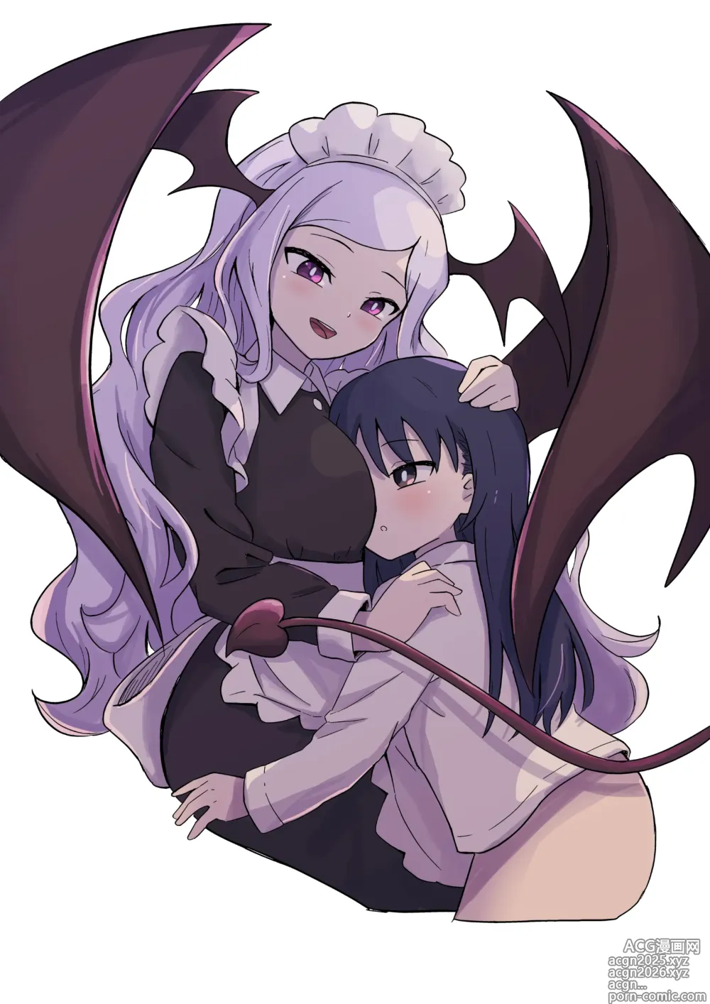 Page 1 of doujinshi The Yuri Succubus Maid's Sweet Service