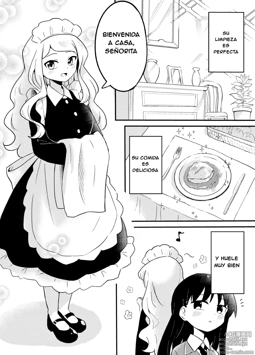 Page 4 of doujinshi The Yuri Succubus Maid's Sweet Service