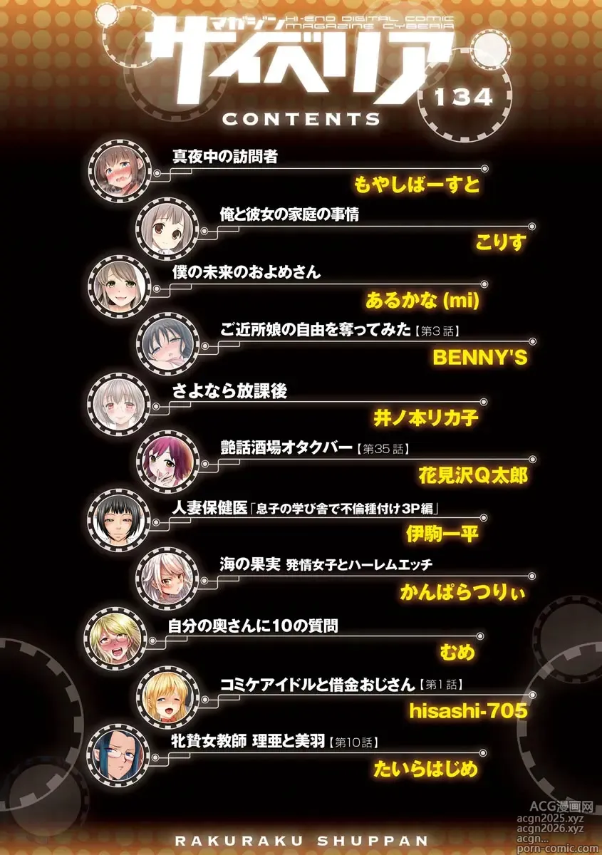 Page 4 of manga Magazine Cyberia Vol 134
