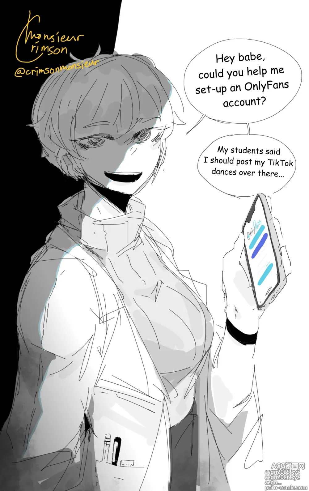 Page 1 of imageset Senseis onlyf*ns 2P