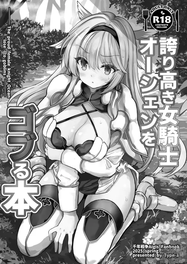 Page 2 of doujinshi Hokori Takaki Onna Kishi Ocean o Goburu Hon