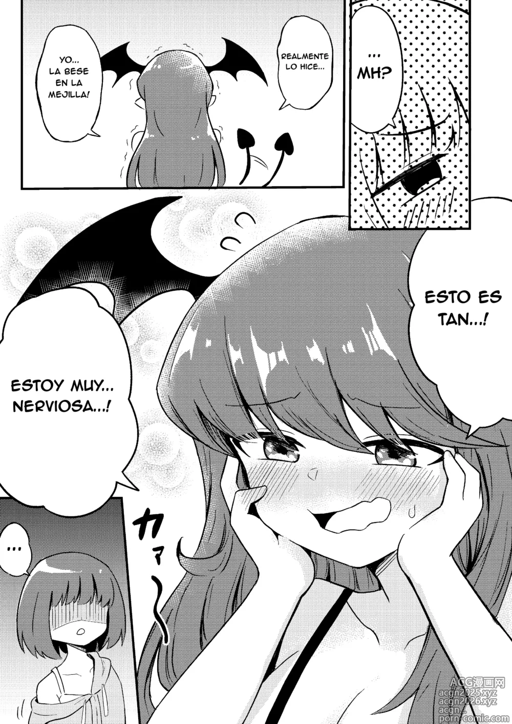 Page 5 of doujinshi Teaching the Inexperienced Succubus a Lesson with Yuri Sex