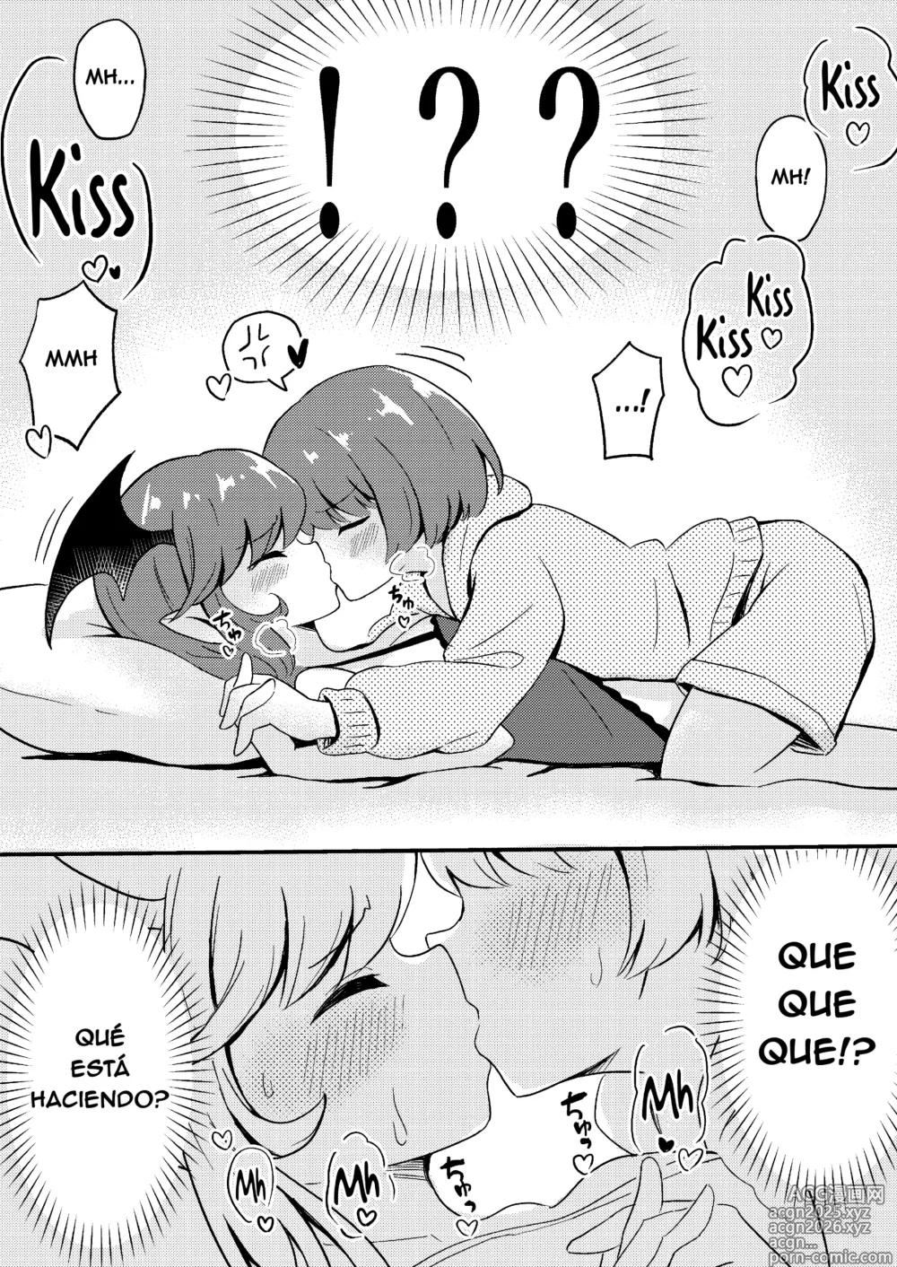 Page 6 of doujinshi Teaching the Inexperienced Succubus a Lesson with Yuri Sex