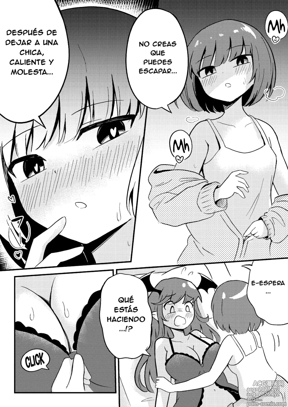 Page 8 of doujinshi Teaching the Inexperienced Succubus a Lesson with Yuri Sex