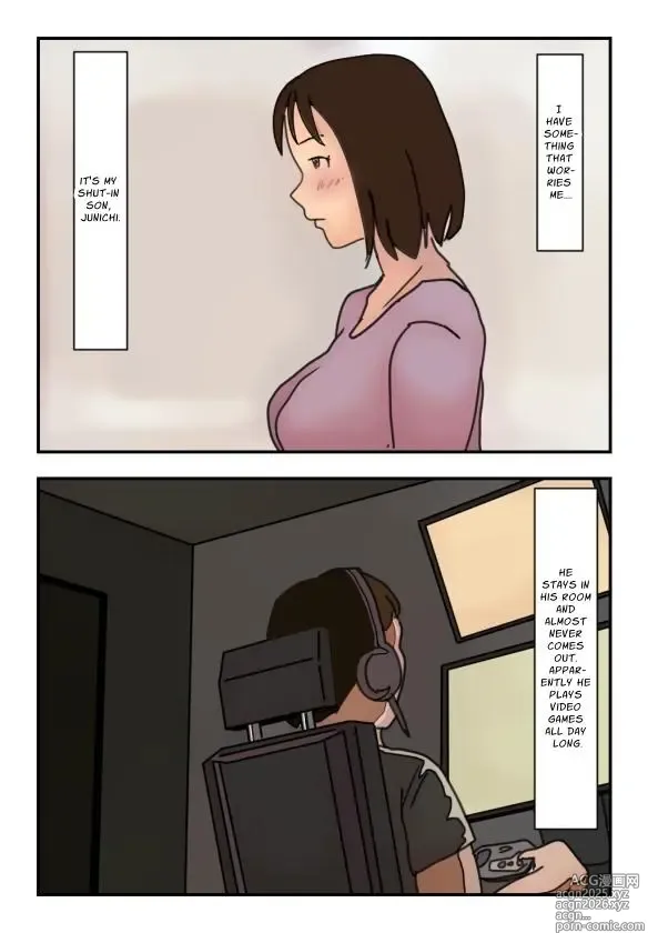 Page 3 of doujinshi [ENG Ver.] That Day My Shut-in Son Assailed Me Outdoors, I Ceased Being A Mother And Became A Woman
