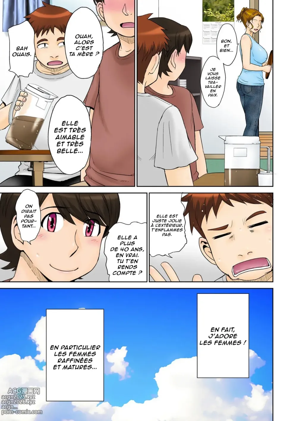 Page 4 of doujinshi L'histoire d'un jeune homme qui aime les femmes mûres Fichier 01