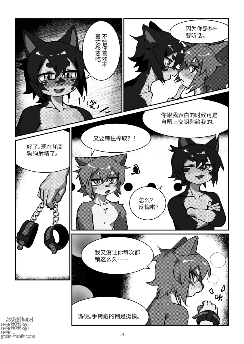Page 14 of doujinshi xiaoshagai2 / toye2004 - Key & Lock