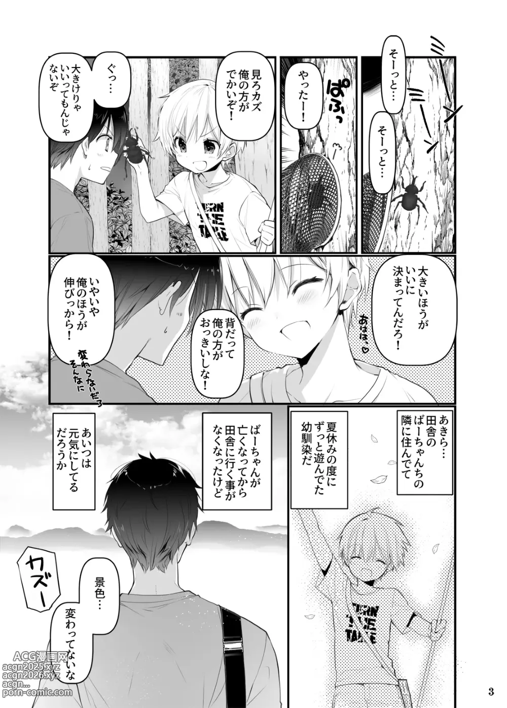Page 2 of doujinshi Inaka no Osananajimi to hisashiburi ni Saikai shitara Onna ni Natteita