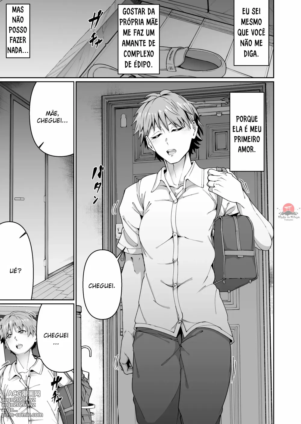 Page 8 of doujinshi Sukebe Body no Haha to Yokujou-suru Musuko