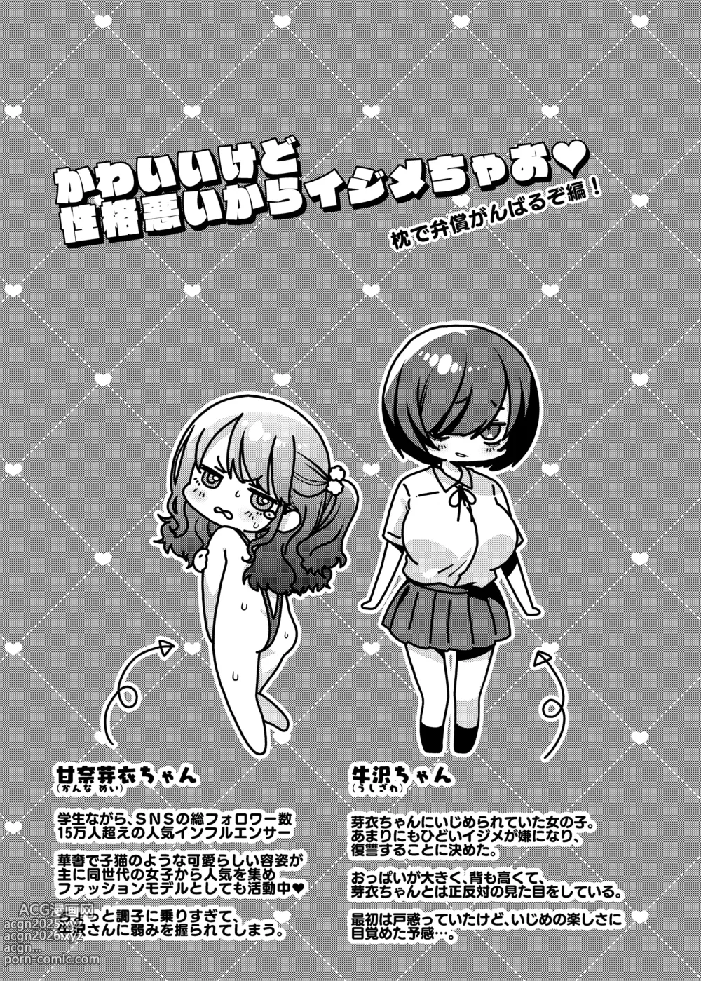 Page 3 of doujinshi Kawaii kedo Seikaku Warui kara Ijimechao? Makura de Benshou Ganbaruzo hen!