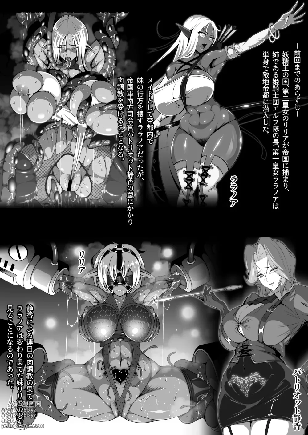 Page 6 of doujinshi 紋悪堕ちノ姫騎士団 vol2  敗北の巨乳熟女悪の女幹部乳首改造淫獄変