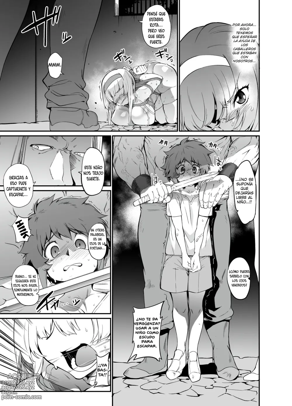 Page 6 of doujinshi La Cachonda Princesa Caballero Satisface sus Deseos Violando al Chico que se Supone Debe Proteger