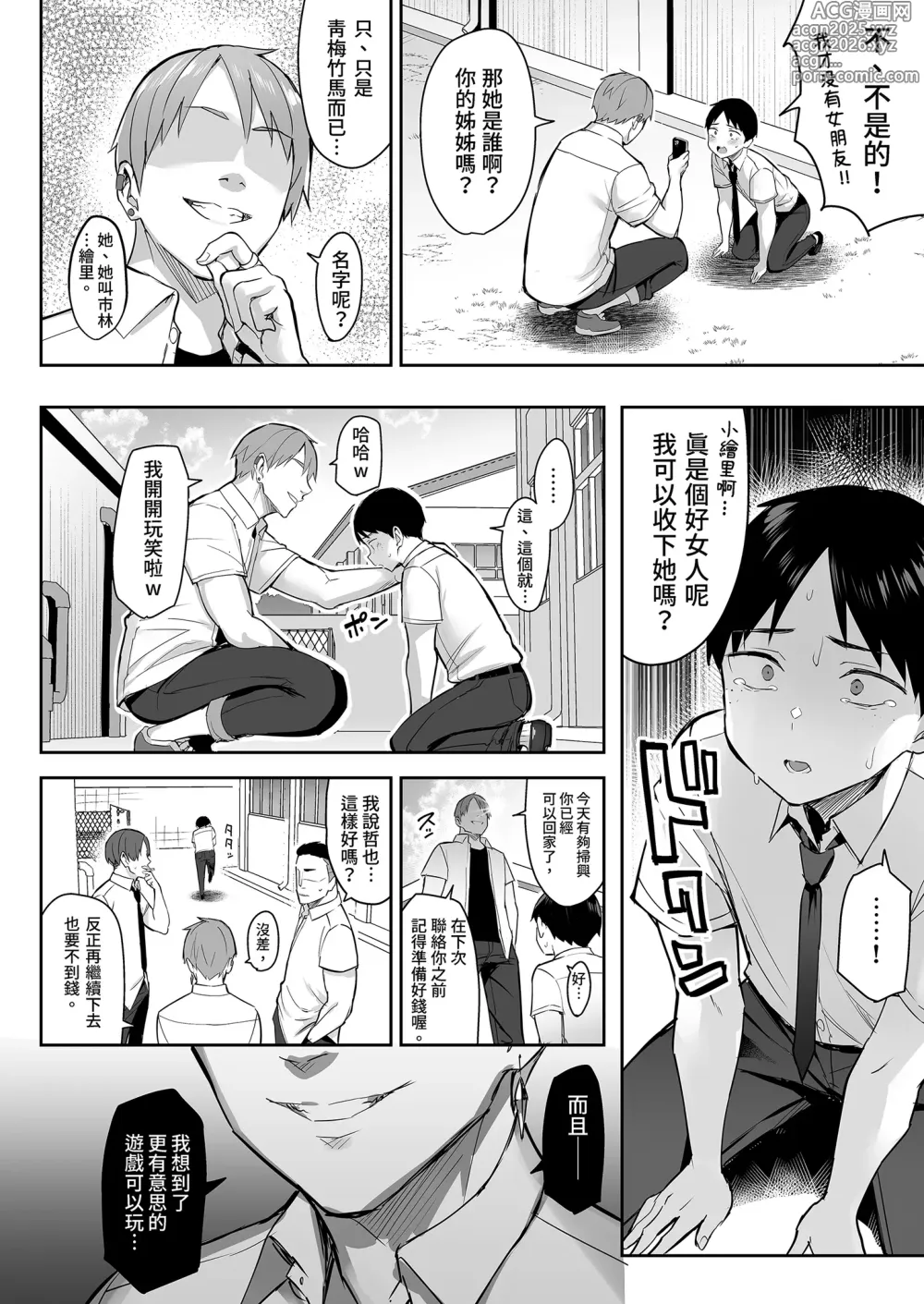 Page 8 of doujinshi ずっと好きだった巨乳幼馴染が不良達に弄ばれた七日間 上｜兩情相悅的巨乳青梅竹馬被不良少年睡走的七天七夜