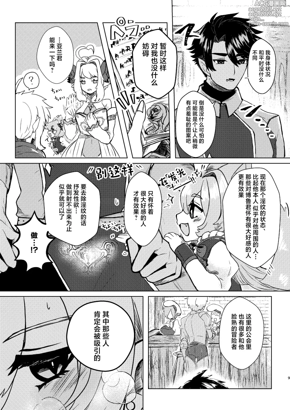 Page 7 of doujinshi Seme ni Inmon ga Tsuku Hanashi