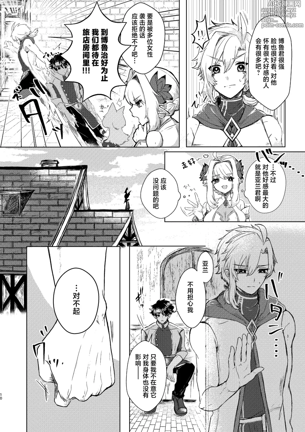 Page 8 of doujinshi Seme ni Inmon ga Tsuku Hanashi