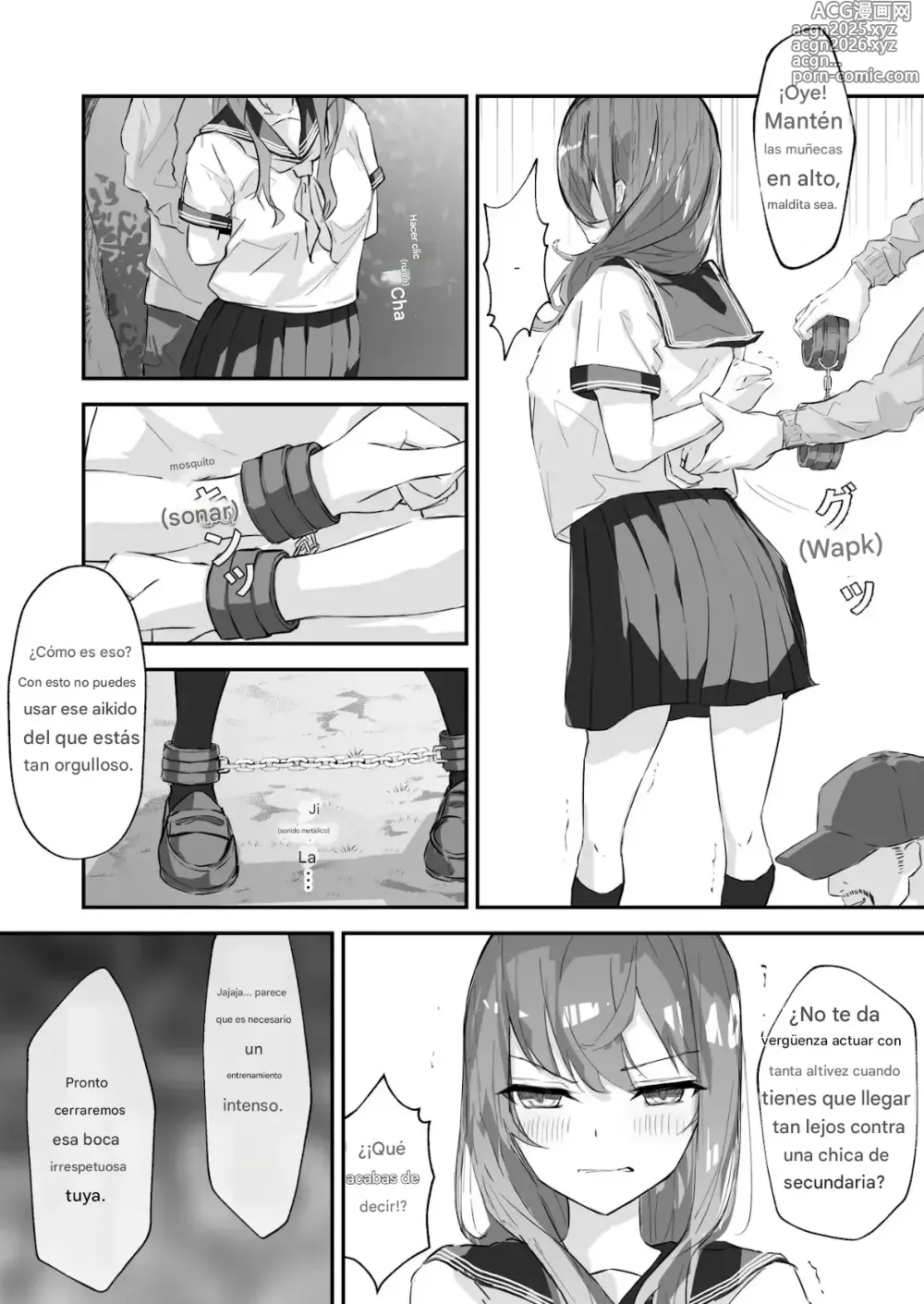 Page 19 of doujinshi Restricción y Sometimiento de una JK ~El Día en que la Chica de Aikido Perdió~