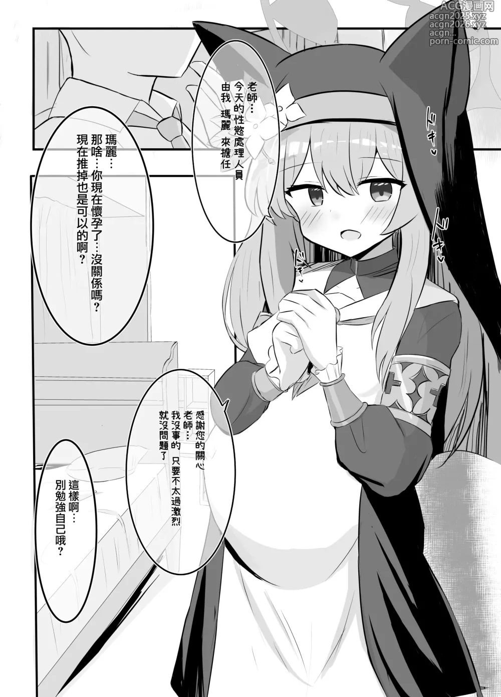 Page 3 of doujinshi Kivotos Shussan Houkokusho