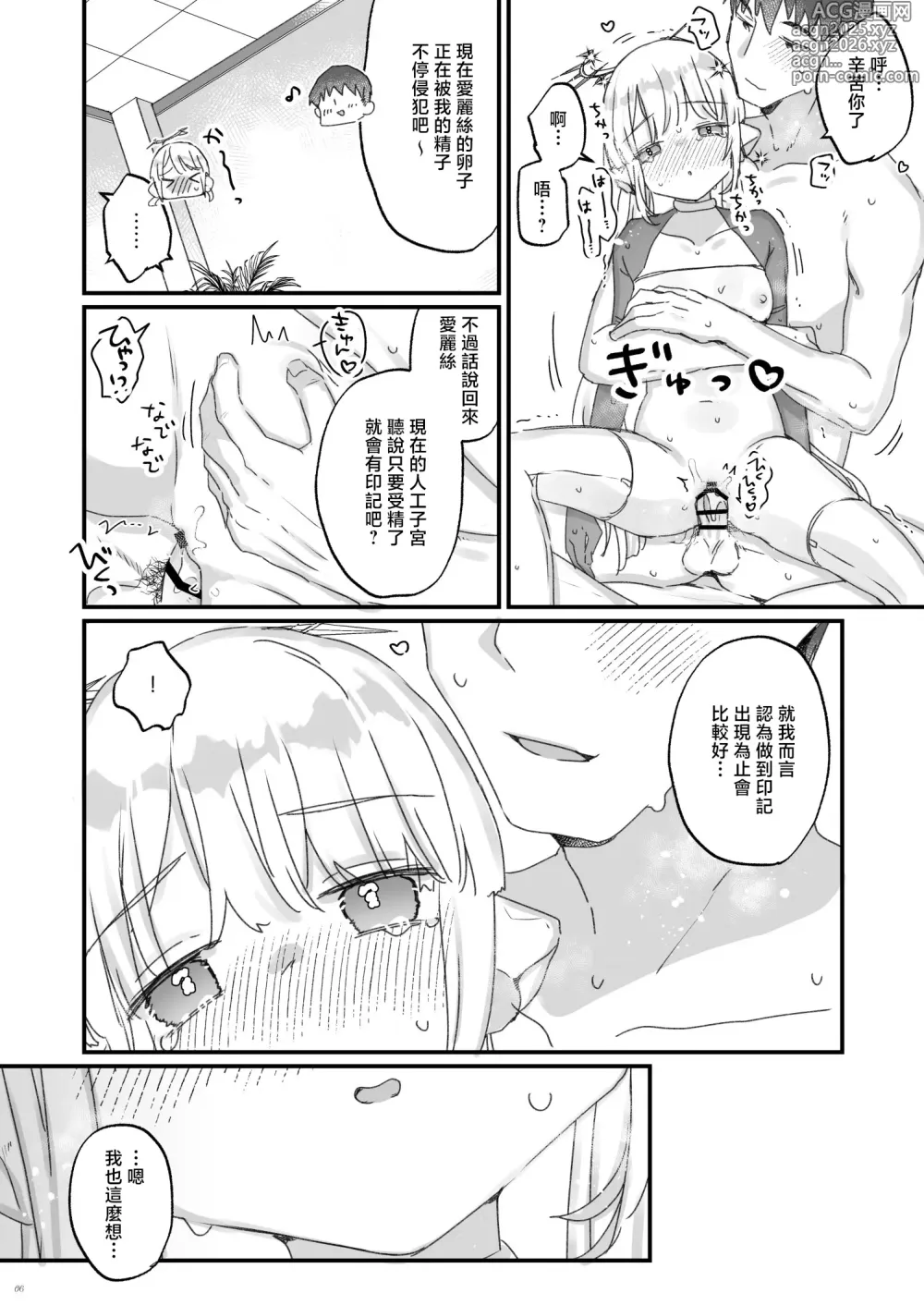 Page 6 of doujinshi コミティア150_天気輪_甘露アメ_オナホ堕ちした機械天使様と俺の妊娠活動_オリジナル_DL版
