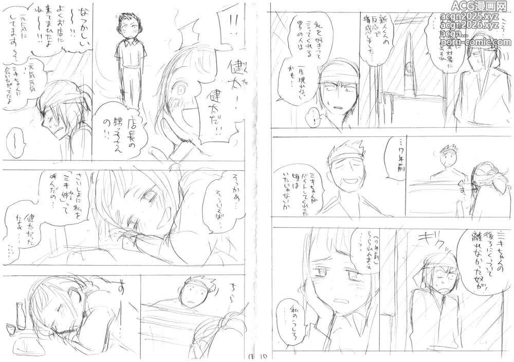 Page 8 of doujinshi 発掘されたエロ漫画ネーム