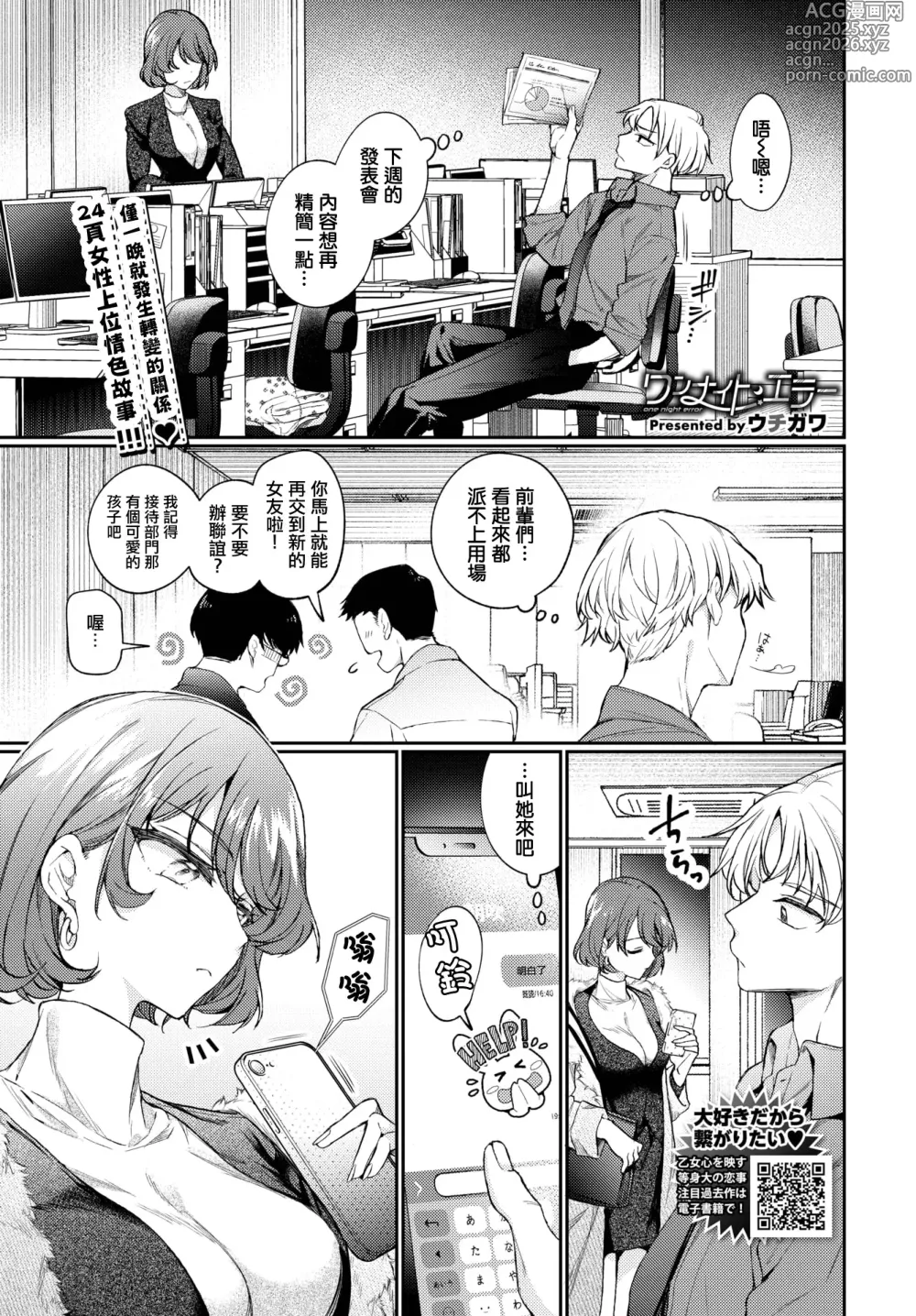 Page 2 of manga One Night Error