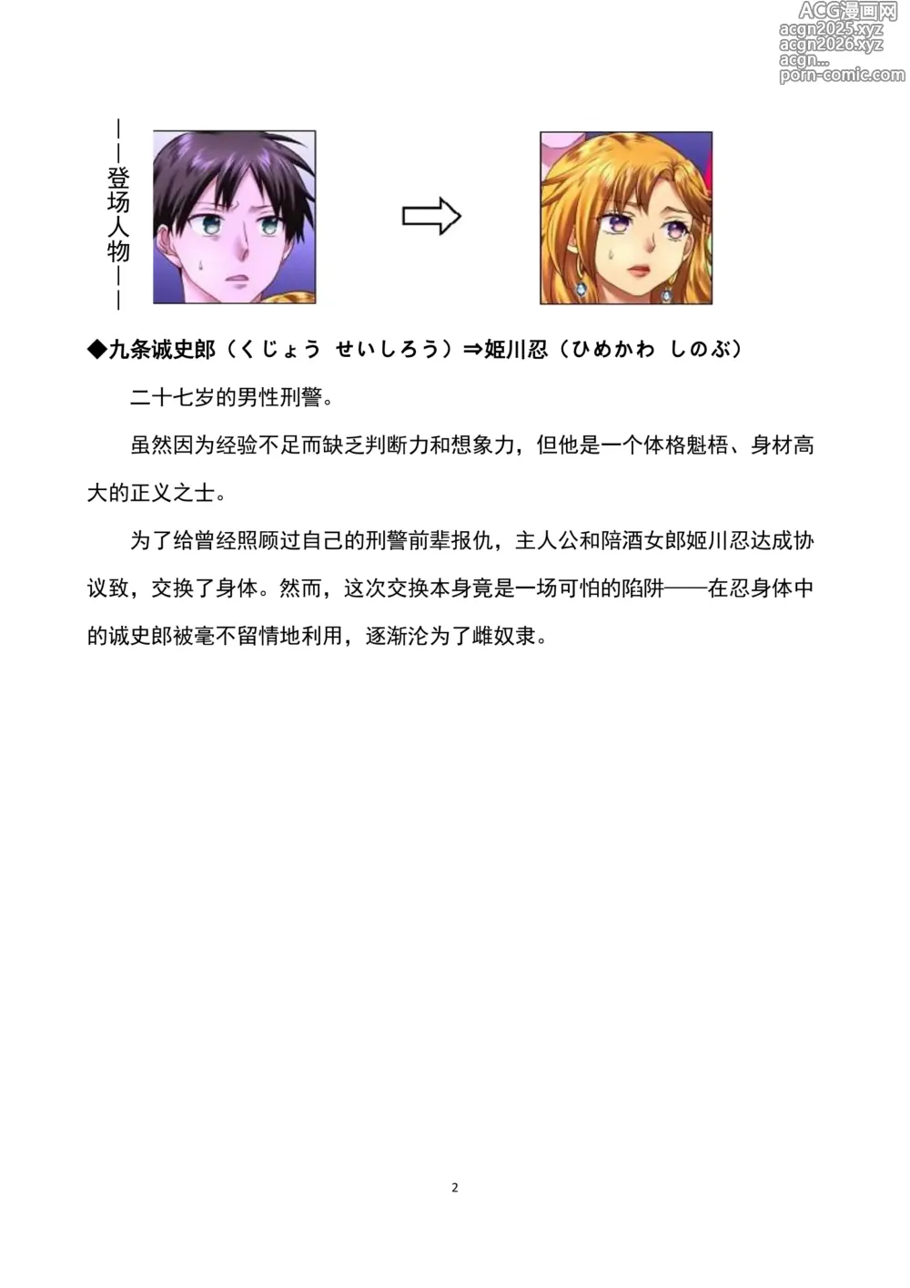 Page 3 of doujinshi 性转刑警～九条诚史郎的熟女转落～