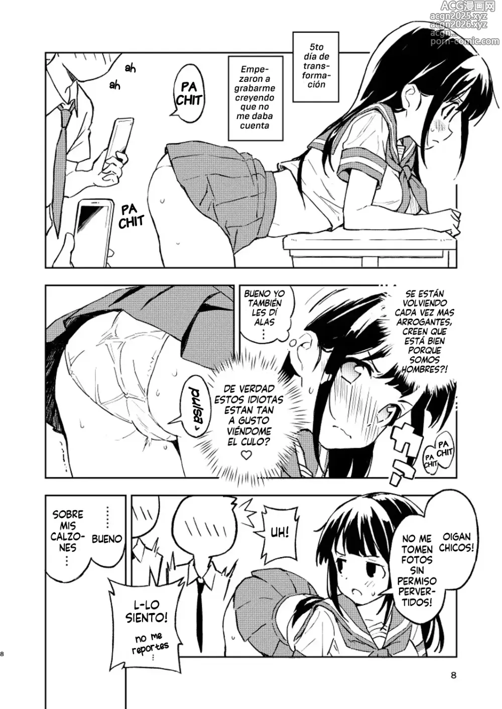 Page 8 of doujinshi Si no te embarazas en 1 mes podras volver a ser hombre Cap.1