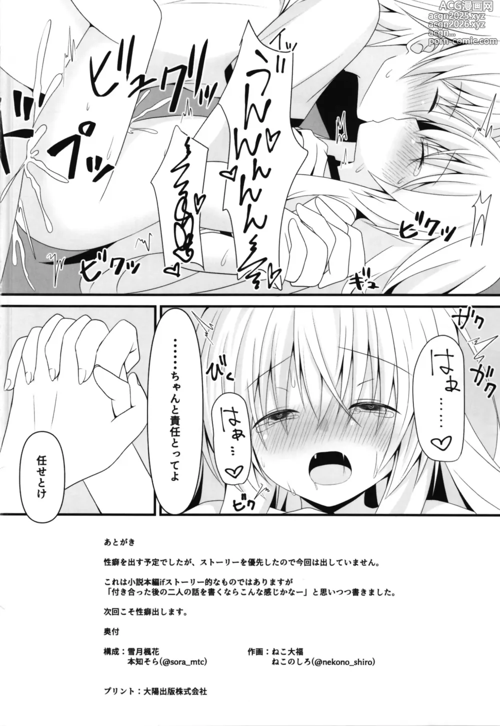 Page 22 of doujinshi kore mo hitotsu no mirai no hanashi